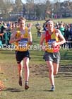 Phil Wylie (North East) with 4435 Shaun Dixon (Middlesex) during the mens Inter Counties Cross Country,  Cofton Park, Birmingham. Photo: David T. Hewitson/Sports for All Pics
